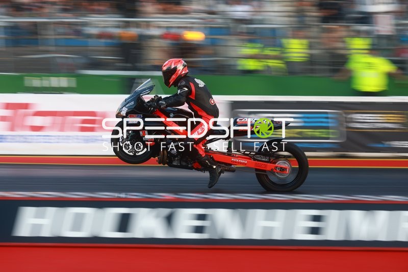 Motorrad Drag Racing am Hockenheimring