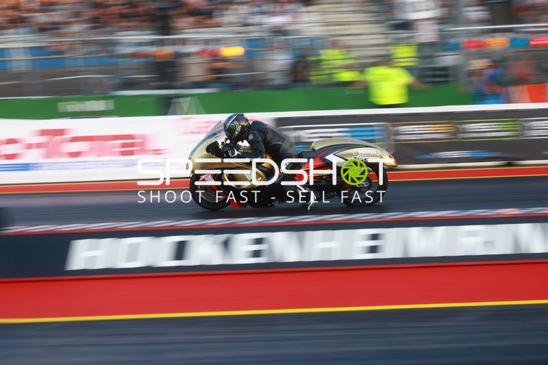 Motorrad Drag Racing am Hockenheimring