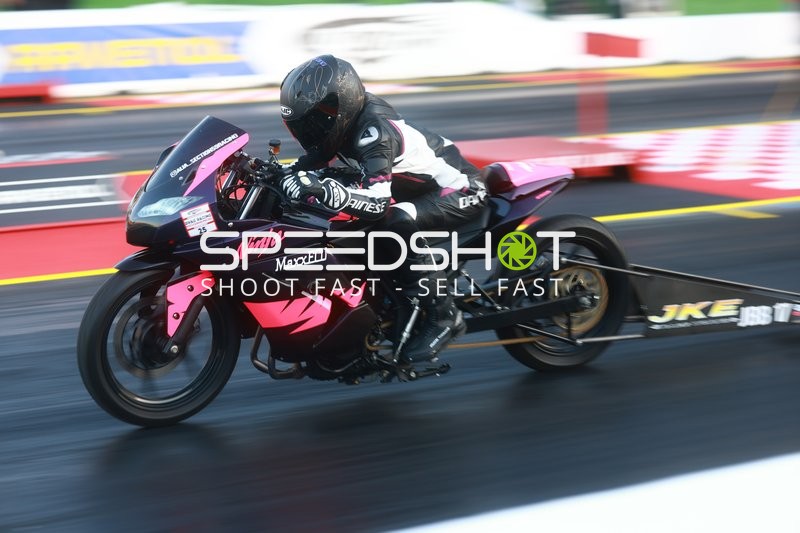 Motorrad Drag Racing am Hockenheimring