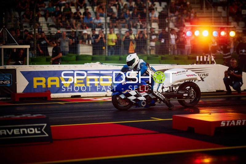 Motorrad Drag Racing am Hockenheimring