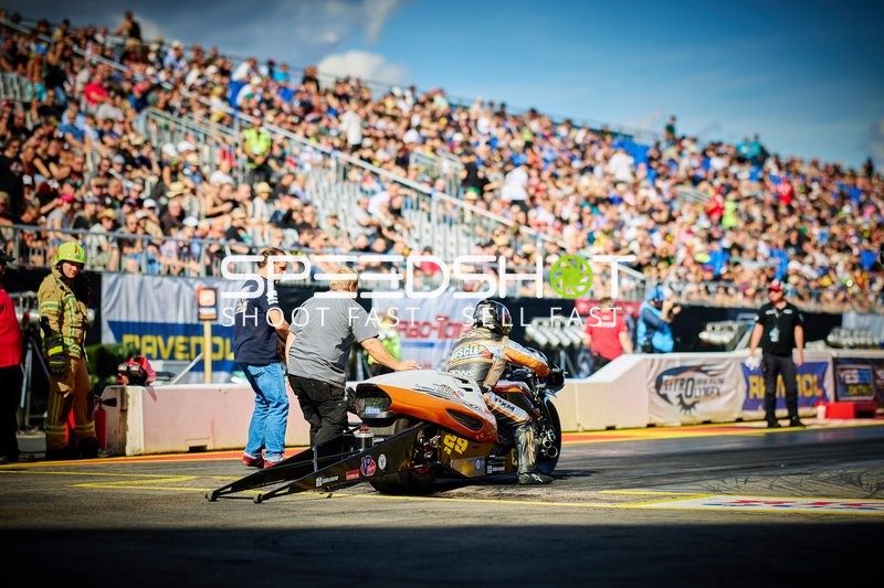 Motorrad Drag Racing am Hockenheimring