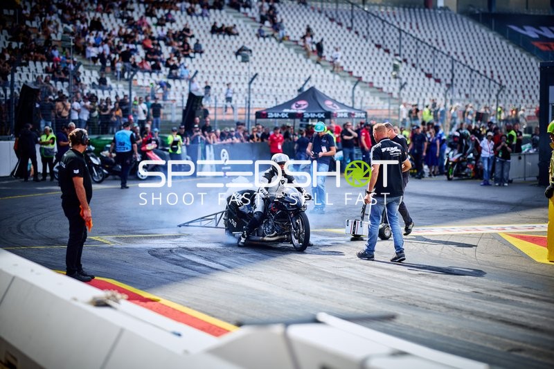 Motorrad Drag Racing am Hockenheimring