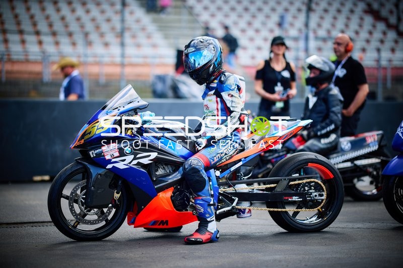 Motorrad Drag Racing am Hockenheimring