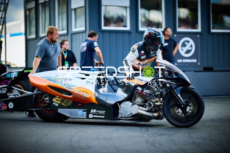 Motorrad Drag Racing am Hockenheimring