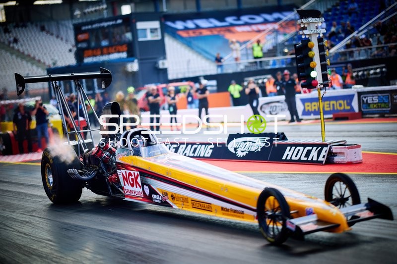 Dragster auf der Quartermile