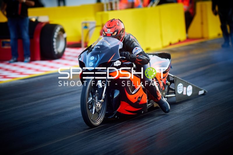 Motorrad Drag Racing am Hockenheimring