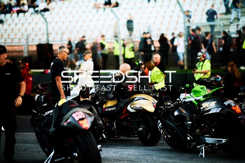 Motorrad Drag Racing Szene