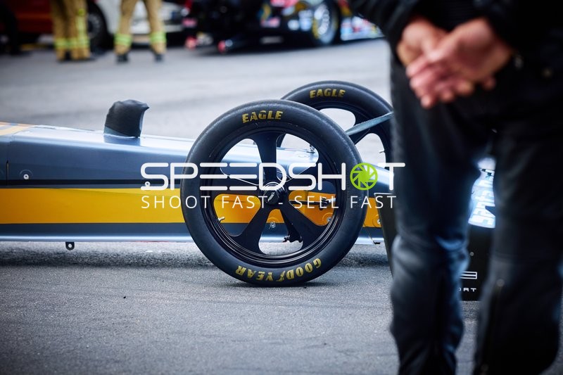 Dragster Reifen Nahaufnahme