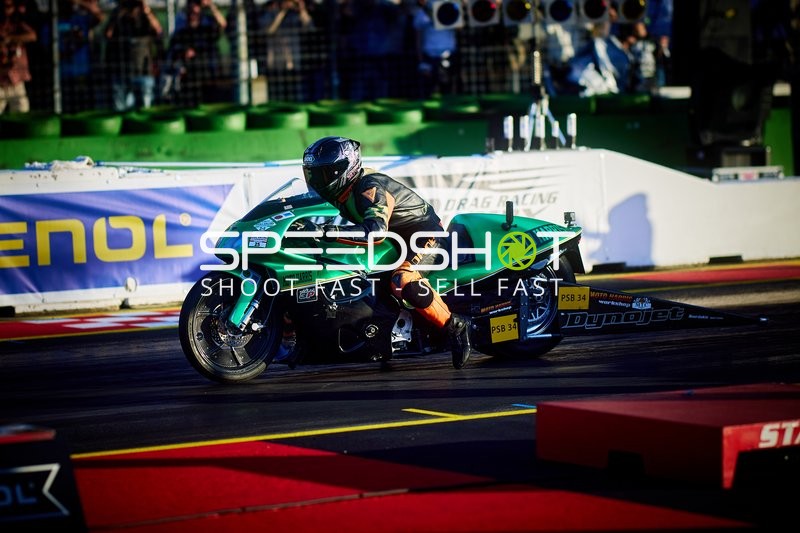 Motorrad Drag Racing am Hockenheimring