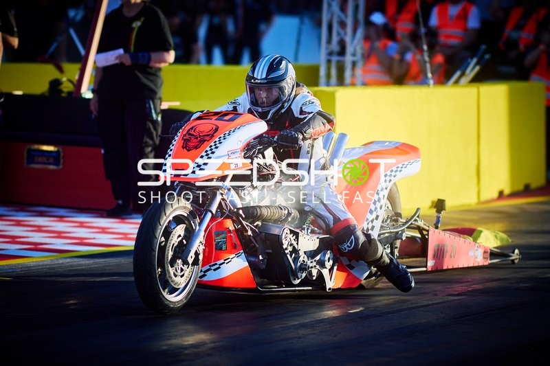 Motorrad Drag Racing am Hockenheimring