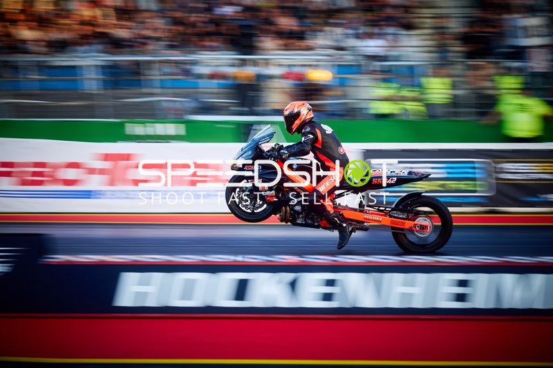 Motorrad Drag Racing am Hockenheimring