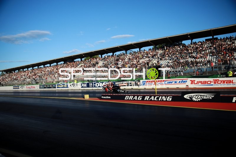 Motorrad Drag Racing am Hockenheimring