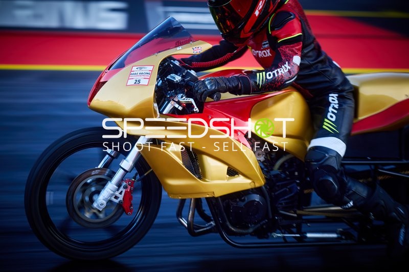 Motorrad Drag Racing am Hockenheimring