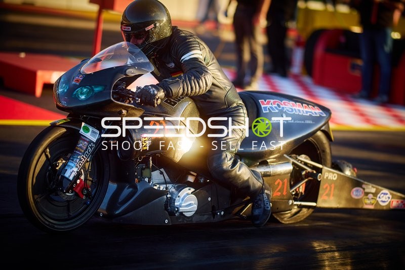 Motorrad Drag Racing am Hockenheimring