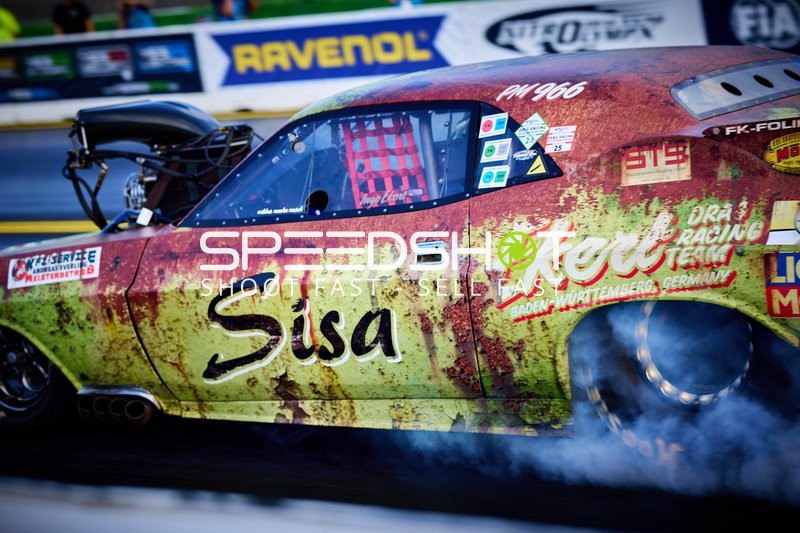 Rennwagen beim Burnout