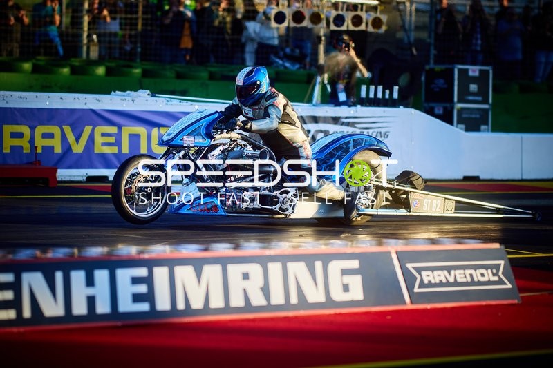 Motorrad Drag Racing am Hockenheimring