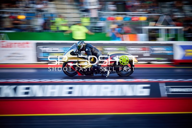 Motorrad Drag Racing am Hockenheimring