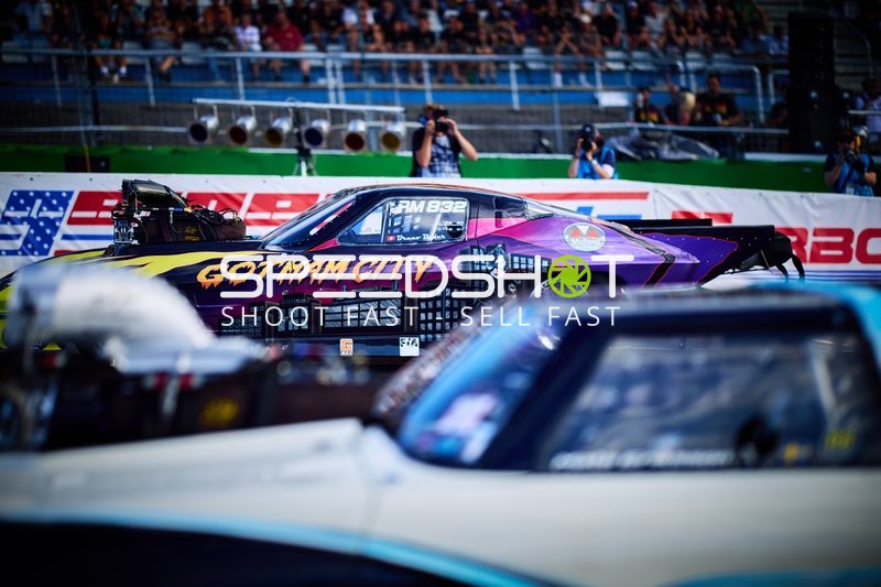 Drag Racing Fahrzeuge am Start