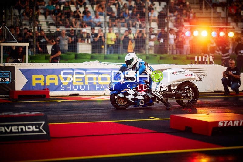 Motorrad Drag Racing am Hockenheimring