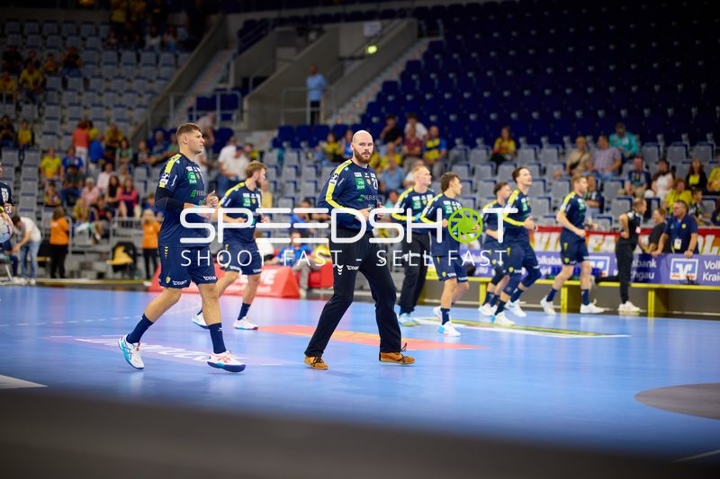 Rhein Neckar Löwen Aufwärmen