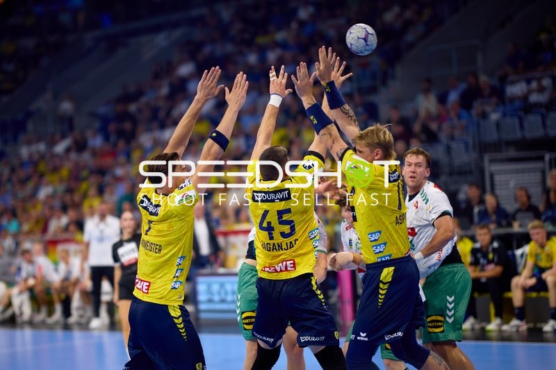 Rhein Neckar Löwen verteidigen Wurf