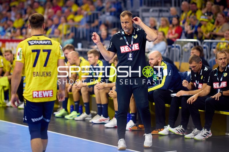 Trainer Maik Machulla (Trainer; Rhein Neckar Löwen) an Seitenlinie