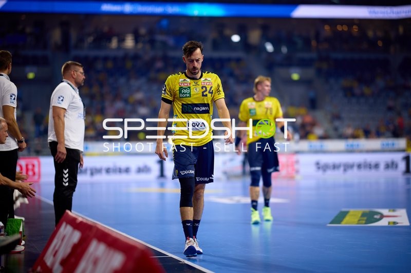Handball I Patrick Groetzki (24; Rhein Neckar Löwen) in Position
