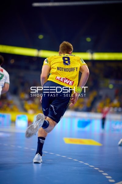 Handball Tim Nothdurft (8; Rhein Neckar Löwen) wirft aufs Tor