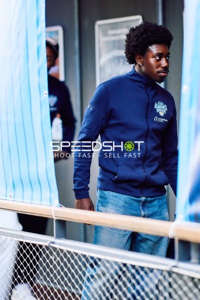 Noah Koch (1; MLP) auf dem Court