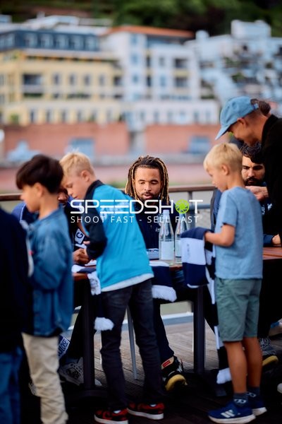 Teamvorstellung mit Michael Flowers (6; MLP) und Marcel Keßen (15; MLP)