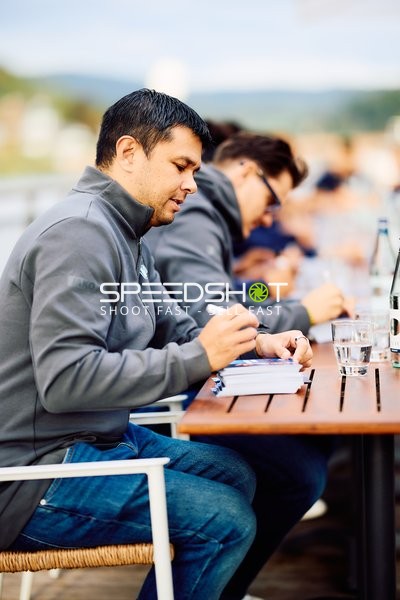 Coach bei Teamvorstellung