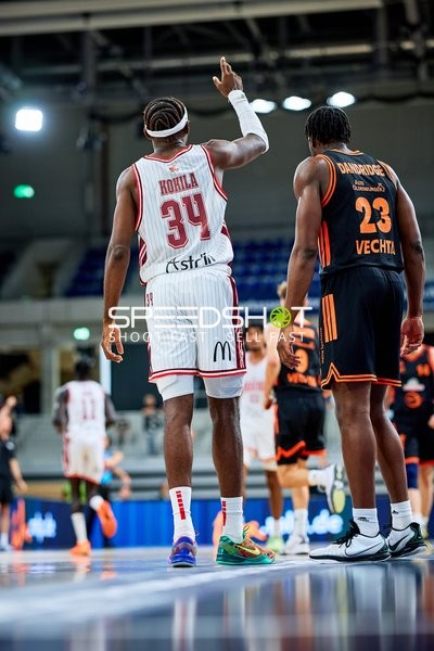 Spieler auf dem Court