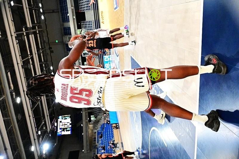 Spieler auf dem Court