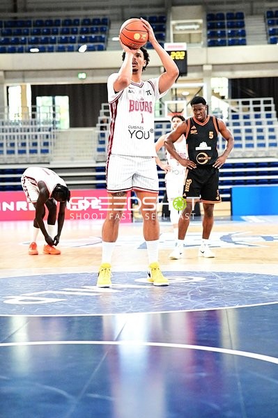 Spieler auf dem Court