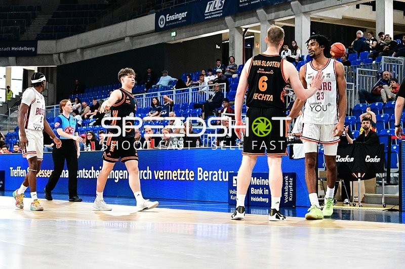 Spieler auf dem Court