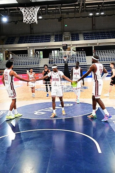 Spieler auf dem Court