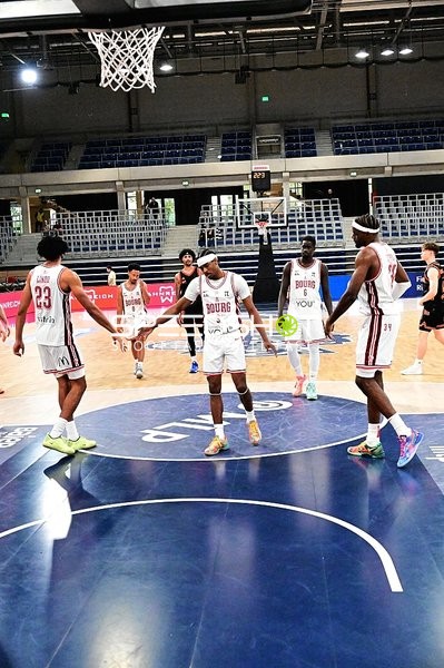 Spieler auf dem Court