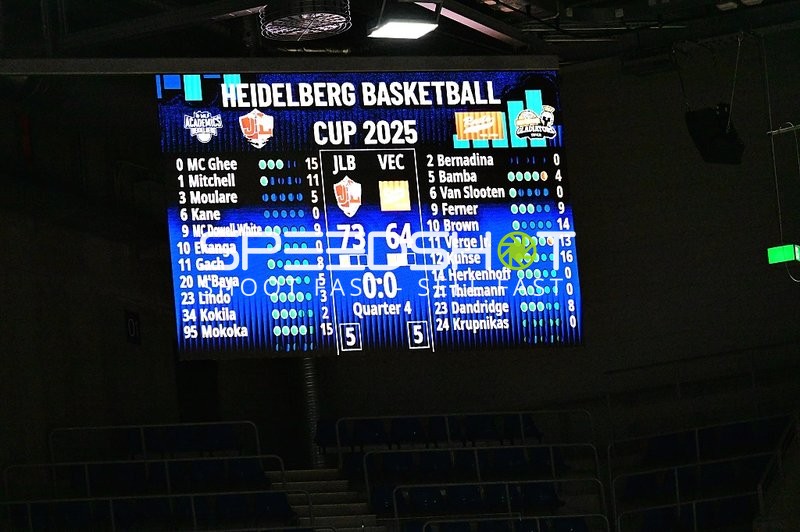 Heidelberg Basketball Cup Anzeigetafel