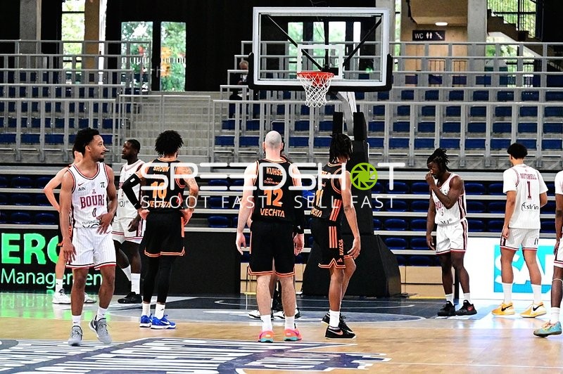 Spieler auf dem Court