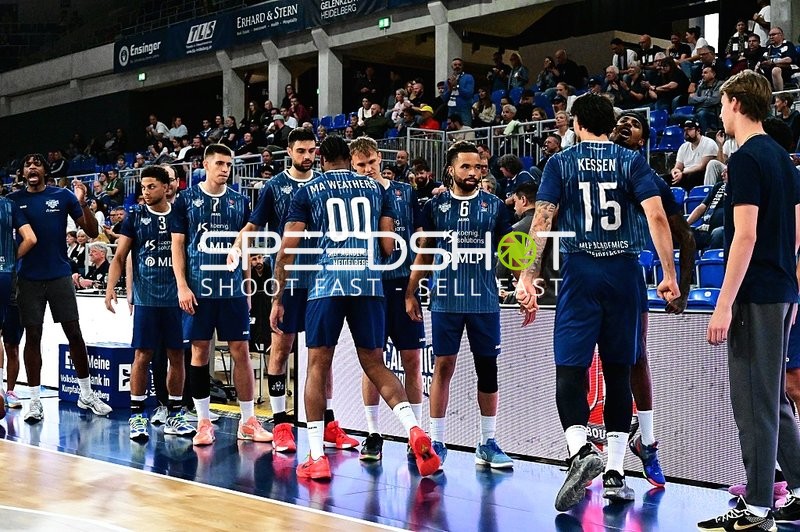 MLP Academics Heidelberg auf dem Court