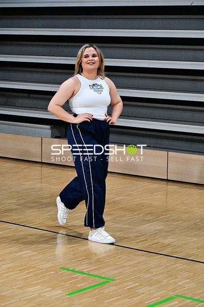 Spielerin auf dem Court