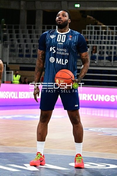 Marcus Weathers (0; MLP) auf dem Court