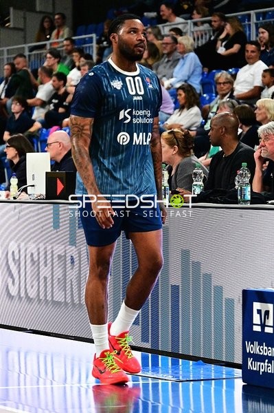 Marcus Weathers (0; MLP) auf dem Court
