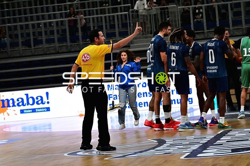 Spieler auf dem Court