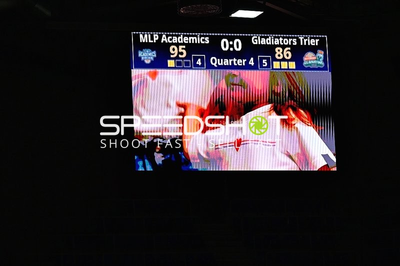 Spieler auf dem Court