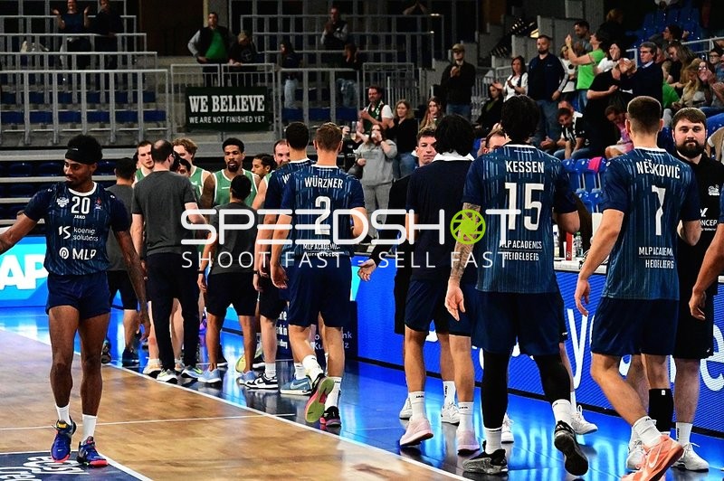 Spieler der MLP Academics Heidelberg auf Court