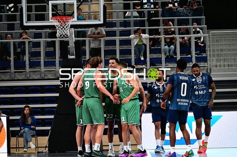 Spieler auf dem Court