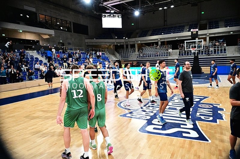 Spieler auf dem Court