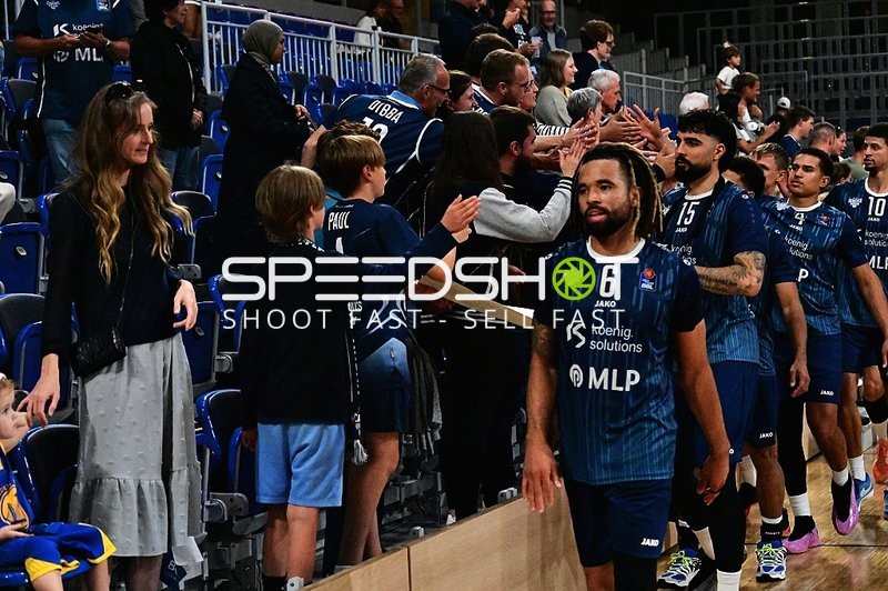 Spieler der MLP Academics Heidelberg auf dem Court