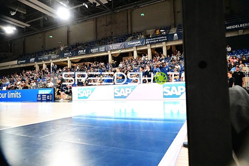 Spieler auf dem Court